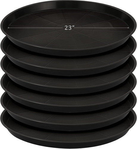 Pack plastic plant saucer - pack,