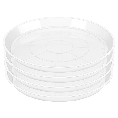 Clear plant saucers 422 inch - clear,