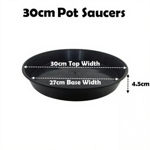 30cm plant pot saucers round - pot,