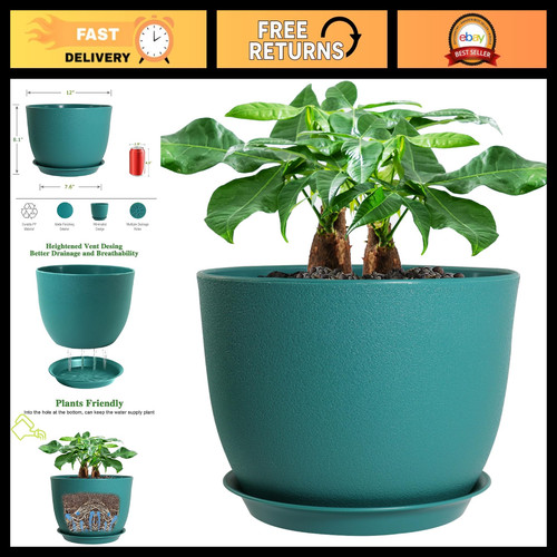 Large modern plastic plant - large,