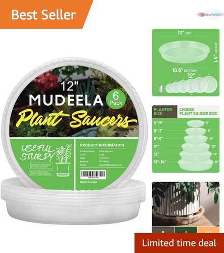 Plant saucer inch plastic - 12, 6