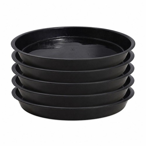 35cm plastic plant - 35cm, saucers