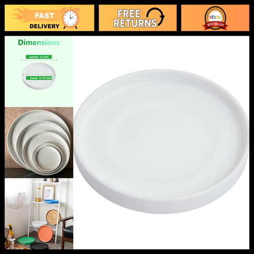 Large ceramic plant saucer - 15",