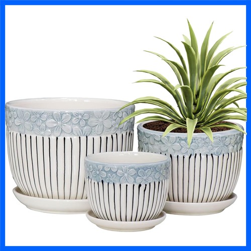 Beautiful gray flower planters - gray,