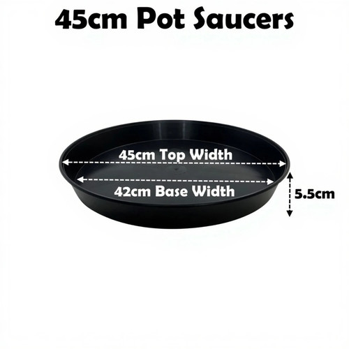 45cm plant pot - pot, saucers