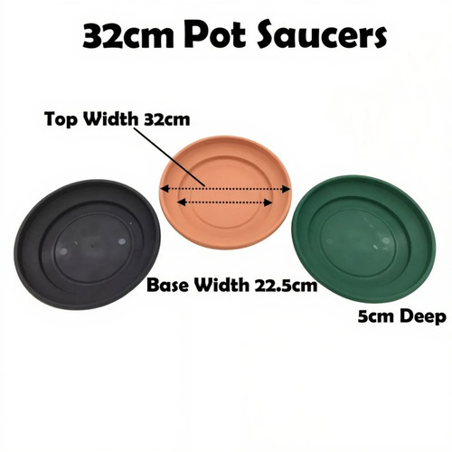Plant pot saucer round strong - pot,
