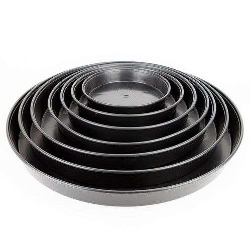 Black round heavy duty - round, plastic