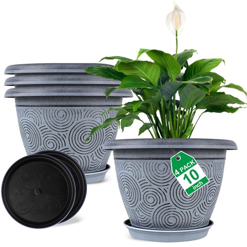 Inch flower pots planters - 10,
